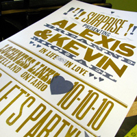 Alexis and Kevin Wedding Invitation