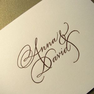 Elegant Wedding Letterpress Invitation by French Press