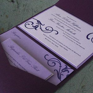 Elegant Wedding Letterpress Invitation by French Press