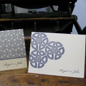 Elegant Wedding Letterpress Invitation by French Press