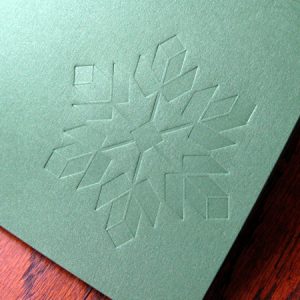 Modern Letterpress Business Cards