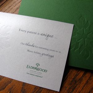 Modern Letterpress Business Cards