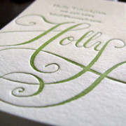 Elegant Letterpress Business Cards